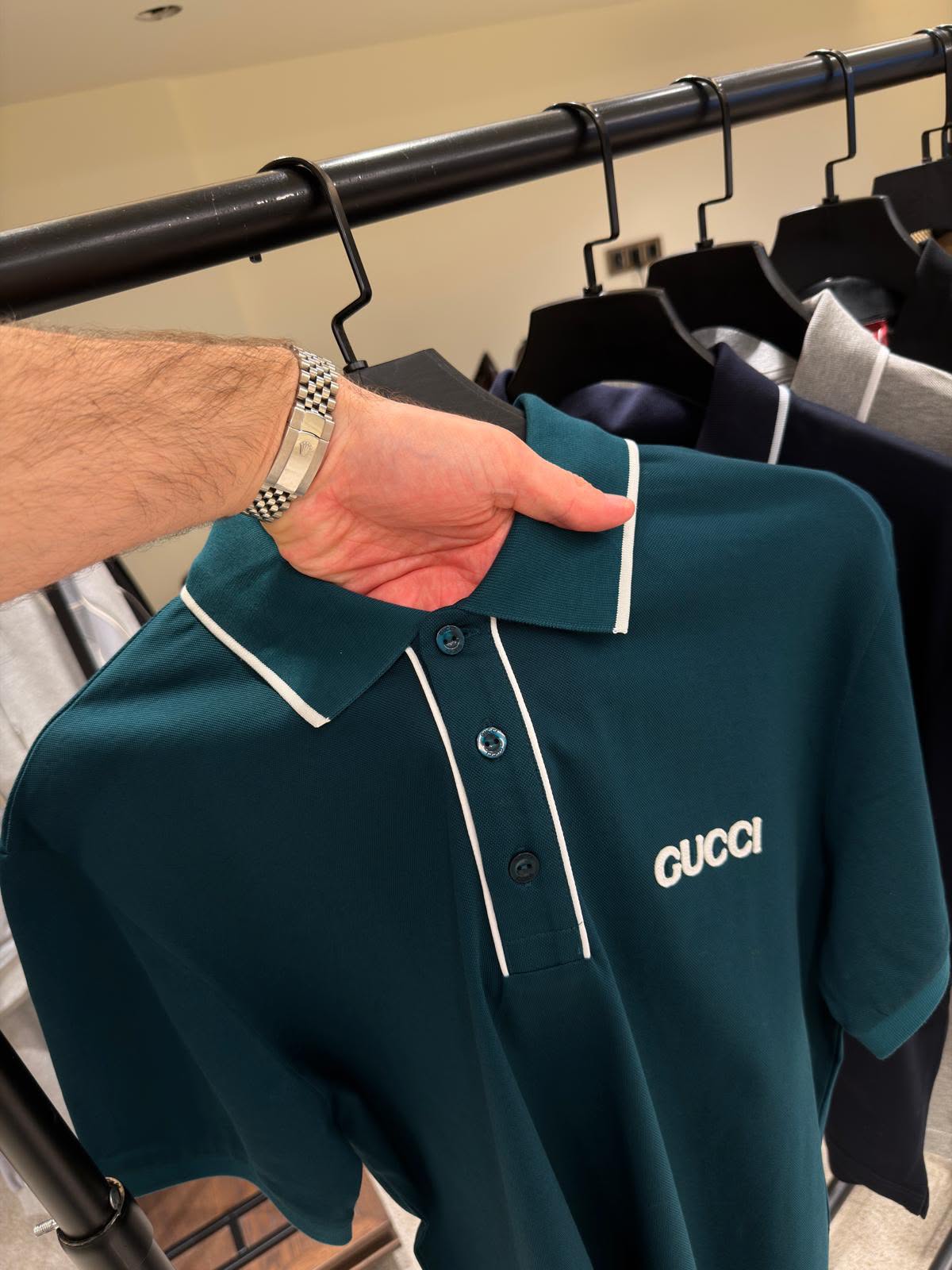 Мъжка Тениска С Яка GG029
